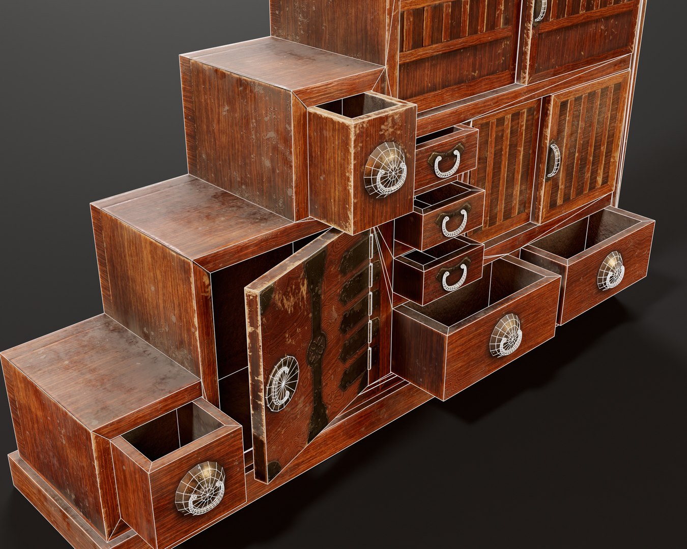 Asian Large Stepchest 3D model https://p.turbosquid.com/ts-thumb/bB/hZ1SQE/lt/r_009/jpg/1746977532/1920x1080/fit_q87/f82791f29e46d0df18eff1c50f4f98dc868034dc/r_009.jpg