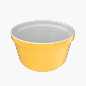 Ramekin Yellow 3D model