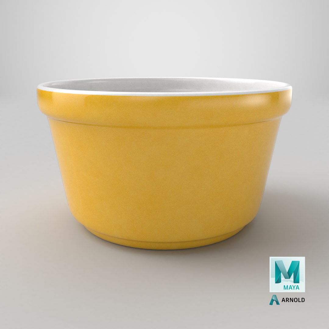 Ramekin Yellow 3D model https://p.turbosquid.com/ts-thumb/bB/jXx7oO/Hc/stemcell_maya_arnold_render/png/1719346738/1920x1080/fit_q87/e0c1ab7ef08f1ae8e201dd731fe771c7b1d96531/stemcell_maya_arnold_render.jpg