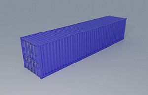 3D model industrial container