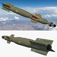 GBU 12 Paveway II Laser Guided Bomb Game Ready