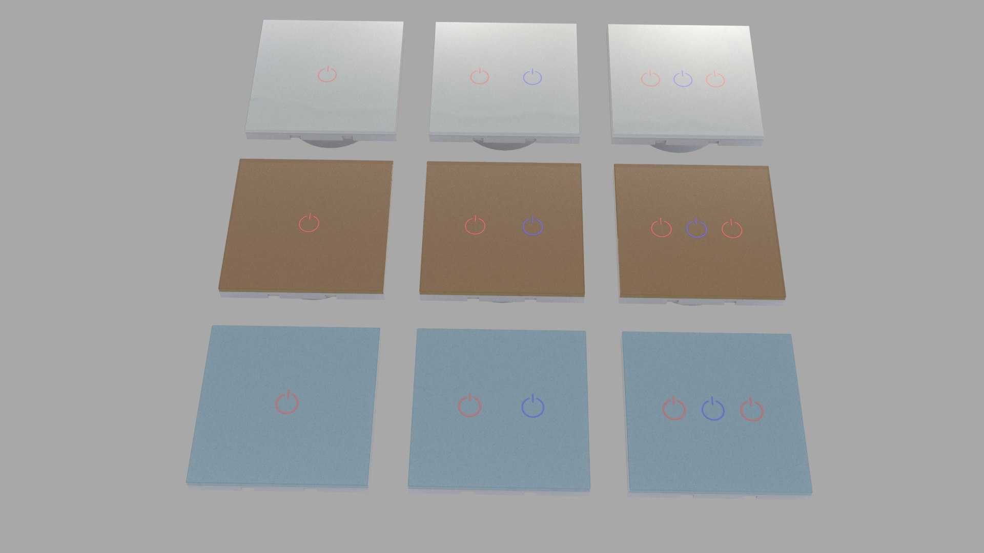 Touch Wall Light Switch 3D model - TurboSquid 2082256