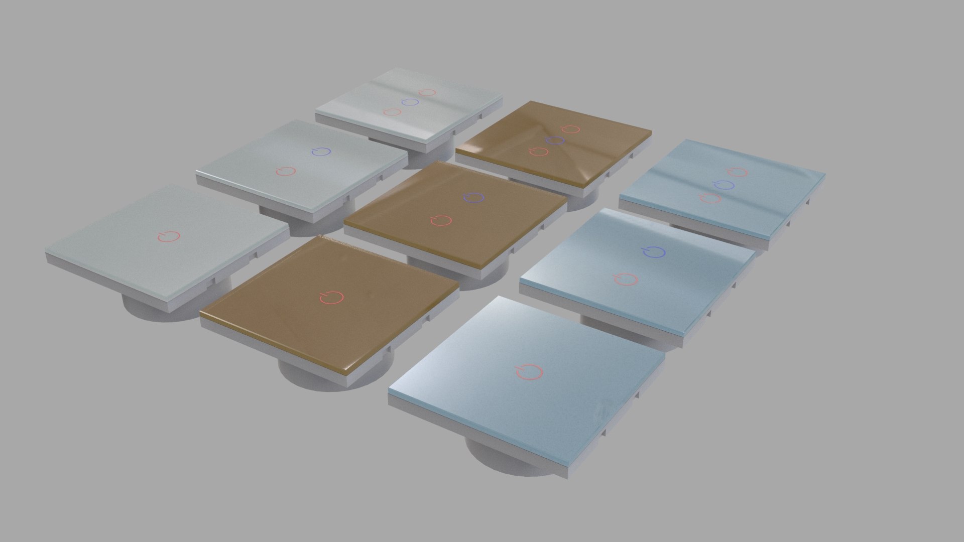 Touch Wall Light Switch 3D model - TurboSquid 2082256