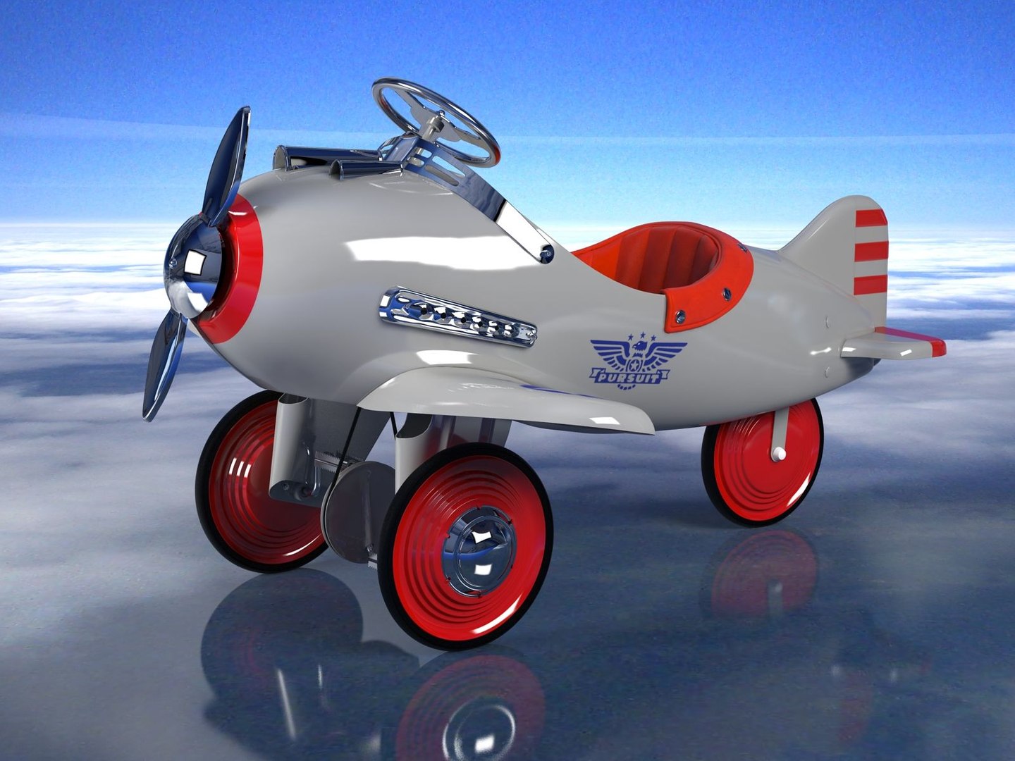 Vintage pedal plane on sale