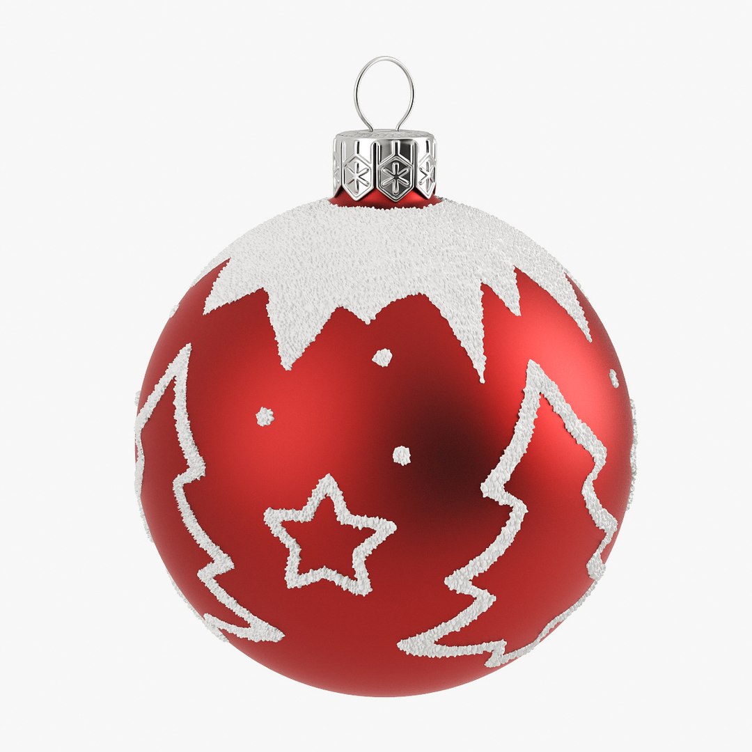 3d Model Christmas Ball