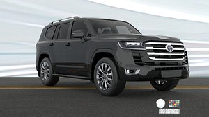 3D Toyota Land Crusier  -Rigged and Render Ready-unreal-vray-redshift model