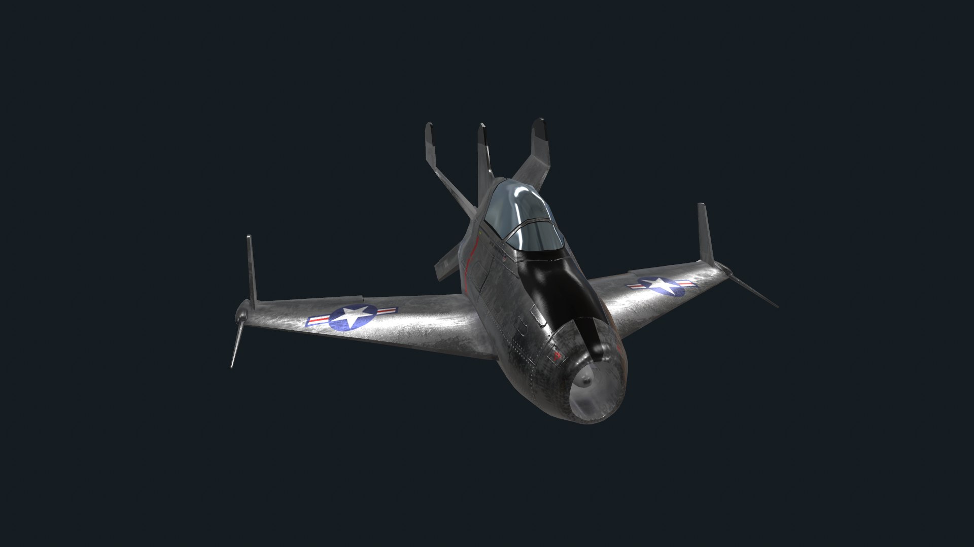 Mcdonnell Goblin Jet 3D Model - TurboSquid 1175229