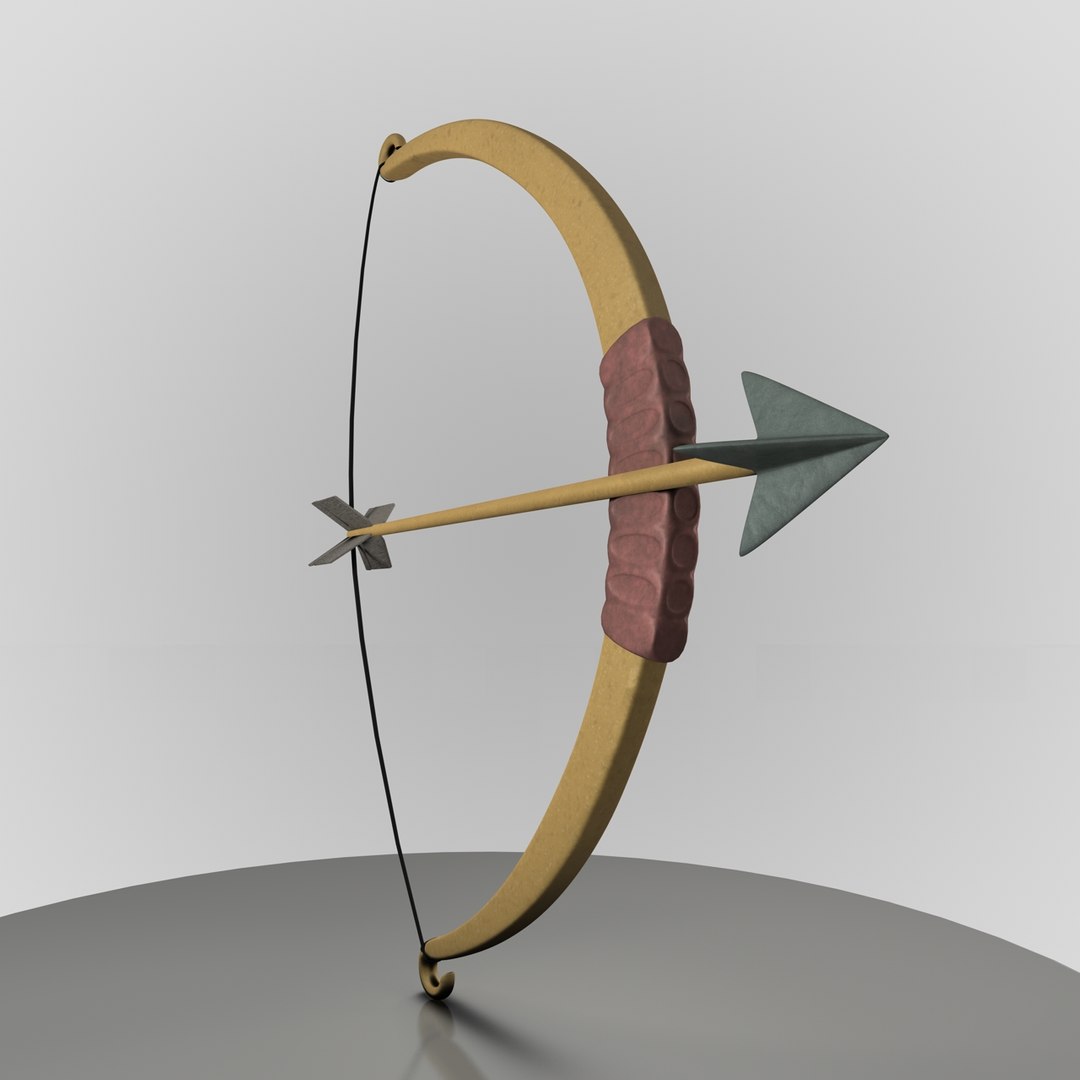 Bow Arrow 3d Model