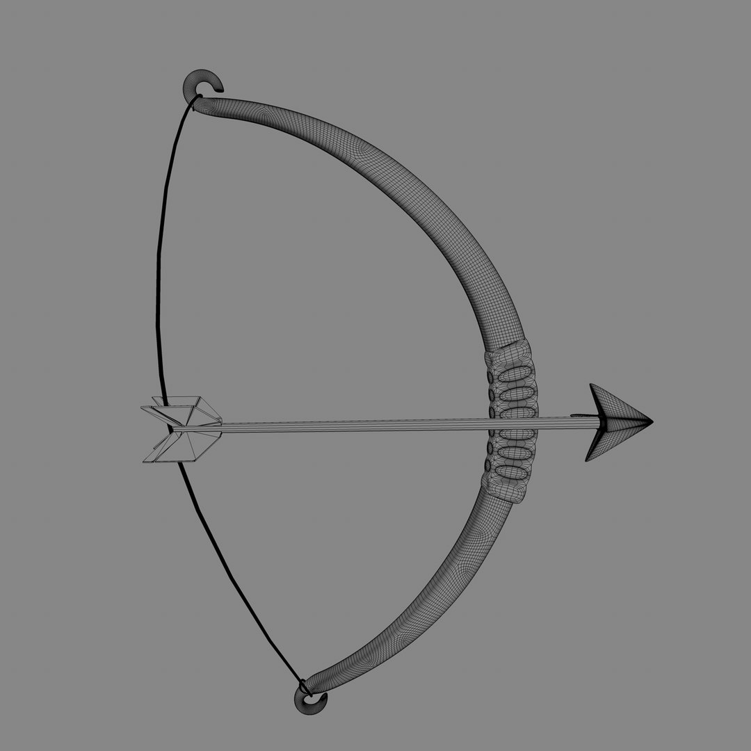 Bow Arrow 3d Model