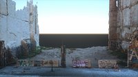 Street Scan - Abandoned Building Lot and Wall with Graffiti 2 - Valencia El Carmen