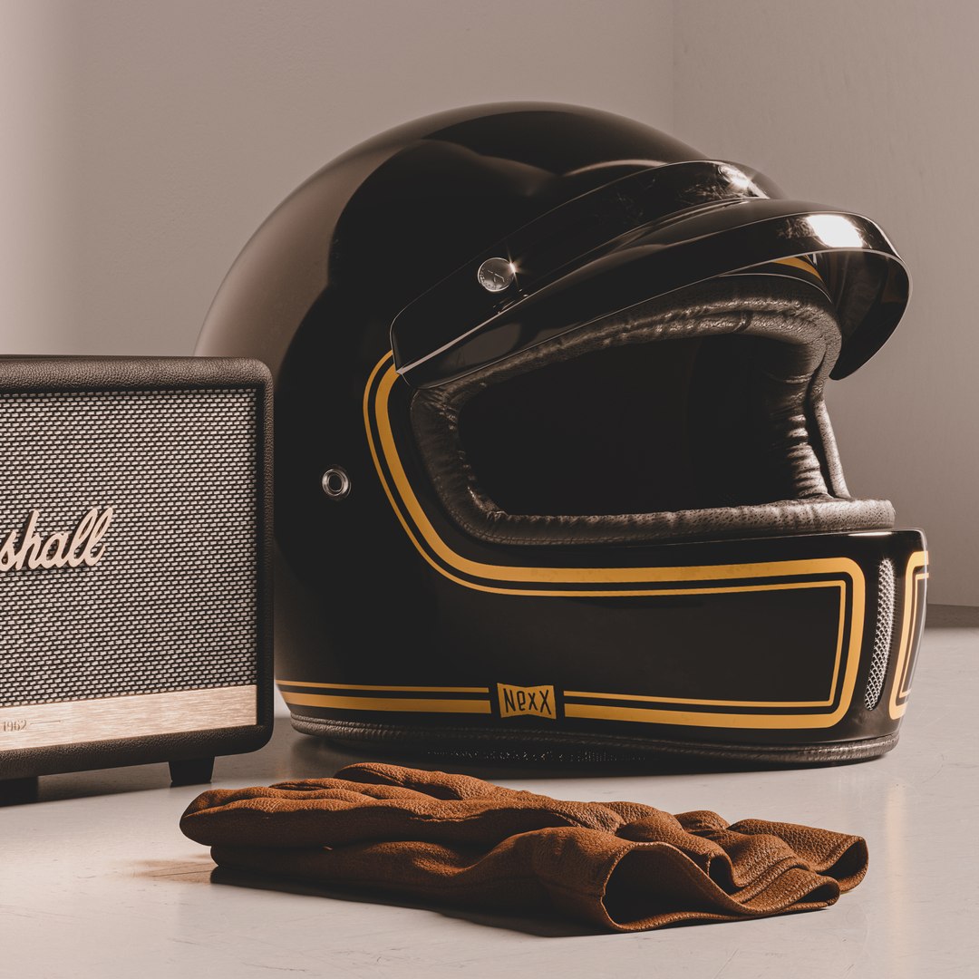 3D Nexx Helmet  and Marshall Stanmore model https://p.turbosquid.com/ts-thumb/bB/zj4ryo/yZ/2/jpg/1621272341/1920x1080/fit_q87/1314d03b70a5310805aa7eddc3eecd1e859ee712/2.jpg
