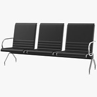 Waiting Chairs 3D Model