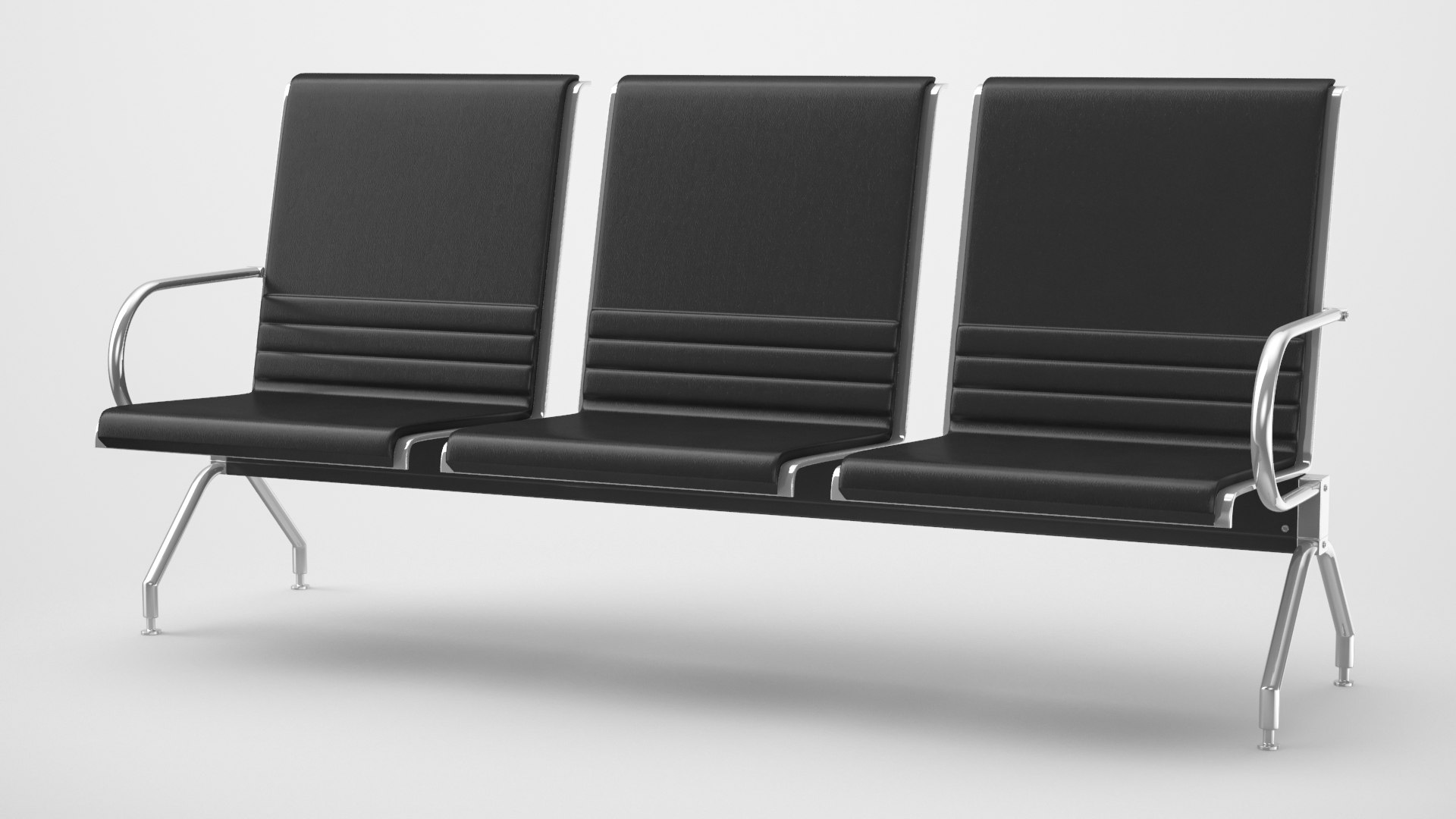 Waiting chairs 3D TurboSquid 1494282