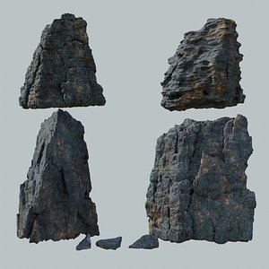 realistic rock cliffs