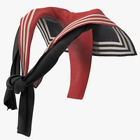 Naval Sailor Collar Red