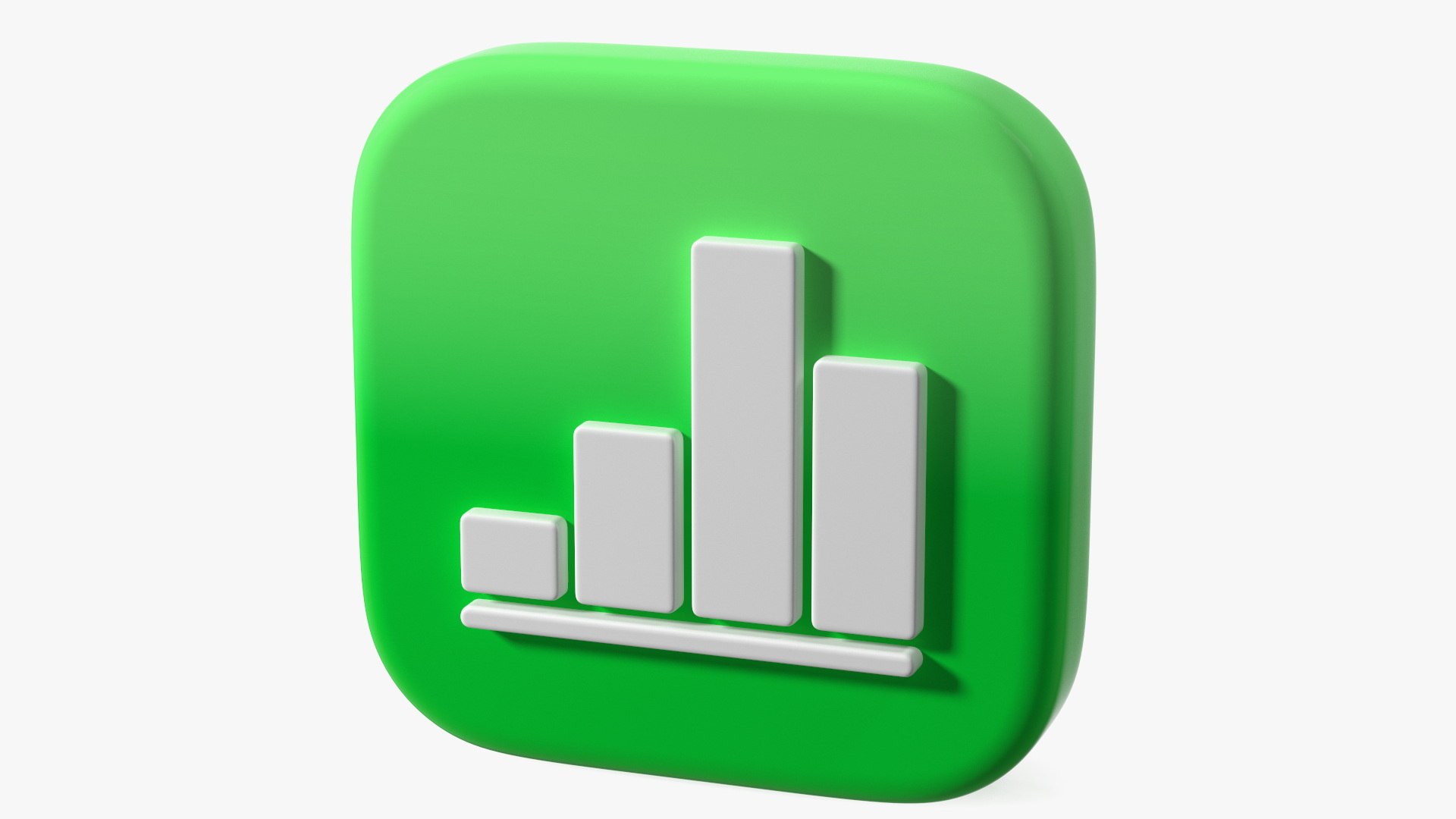 IPhone IOS Numbers Icon Model - TurboSquid 2218560