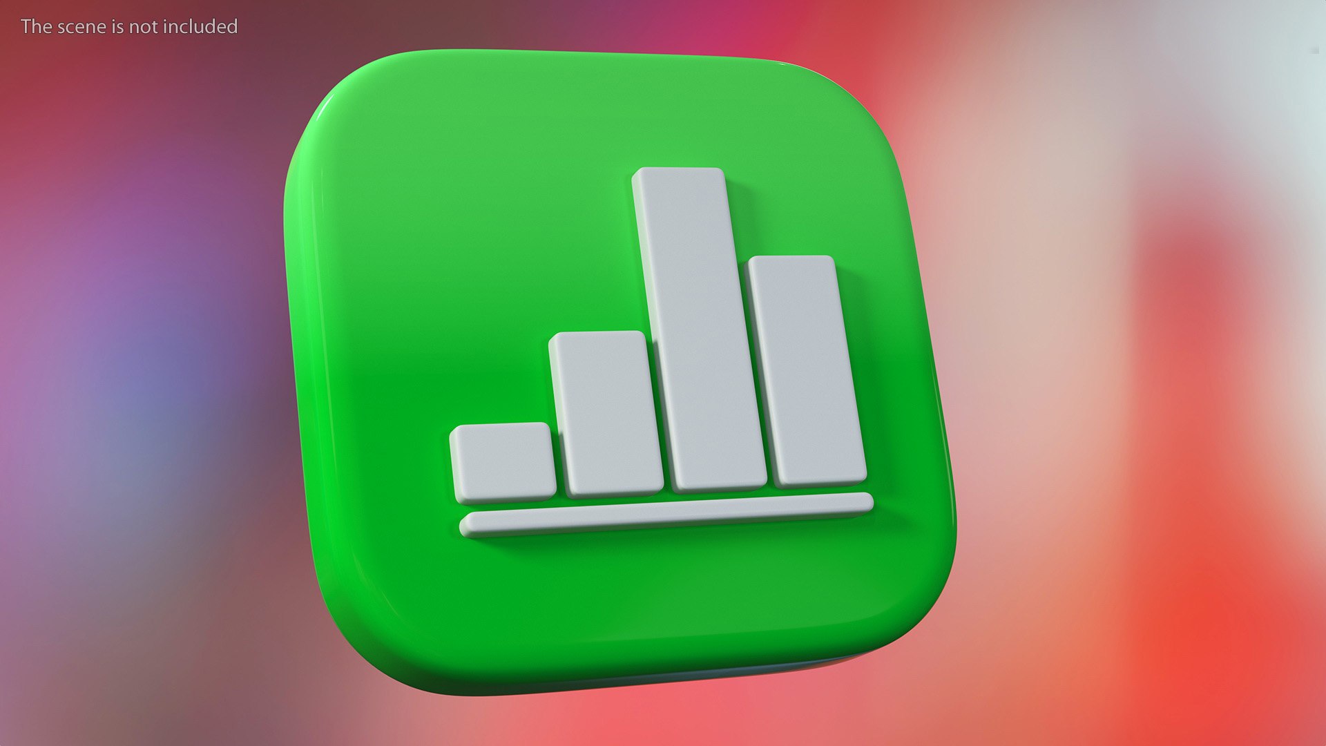 IPhone IOS Numbers Icon Model - TurboSquid 2218560
