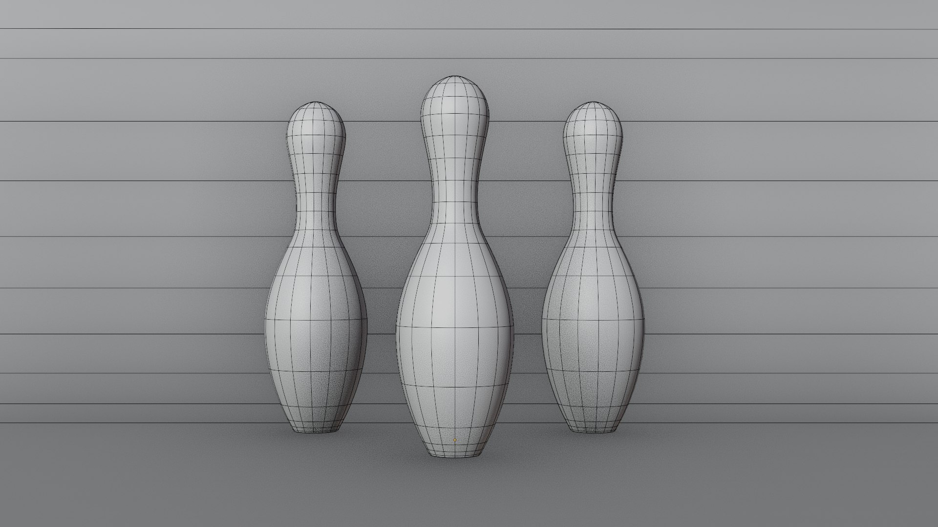 3D Bowling Pins Model - TurboSquid 2211841