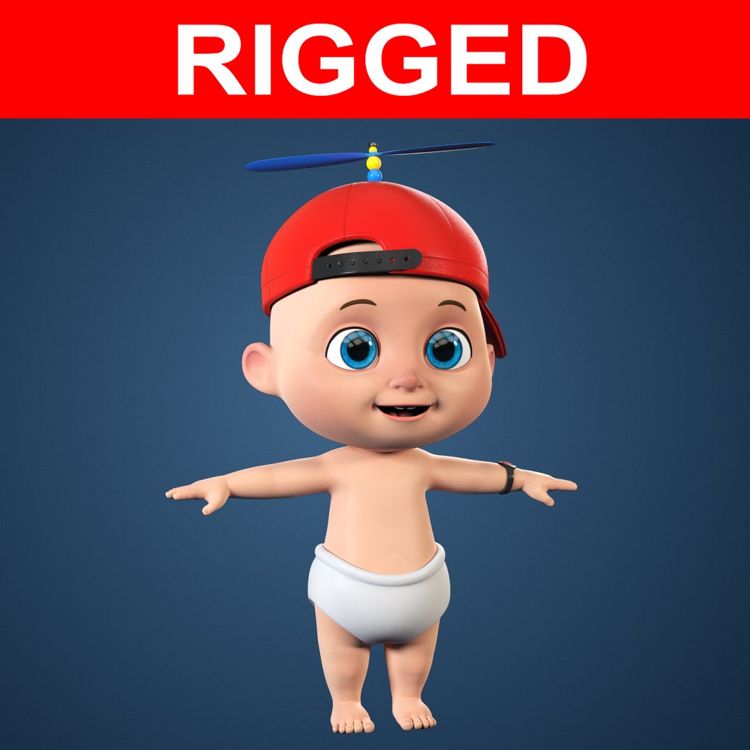 Baby Rig 3D Model - TurboSquid 1711087