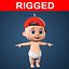 baby rig 3D model
