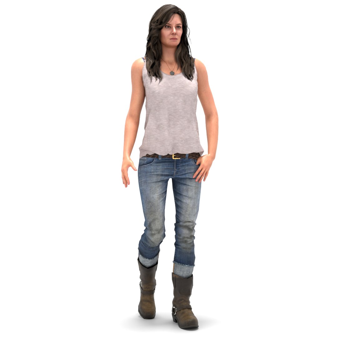 3D Lori Grimes Model - TurboSquid 2219893