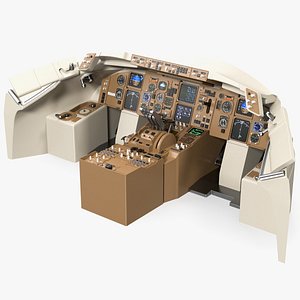 3D airplane dashboard air