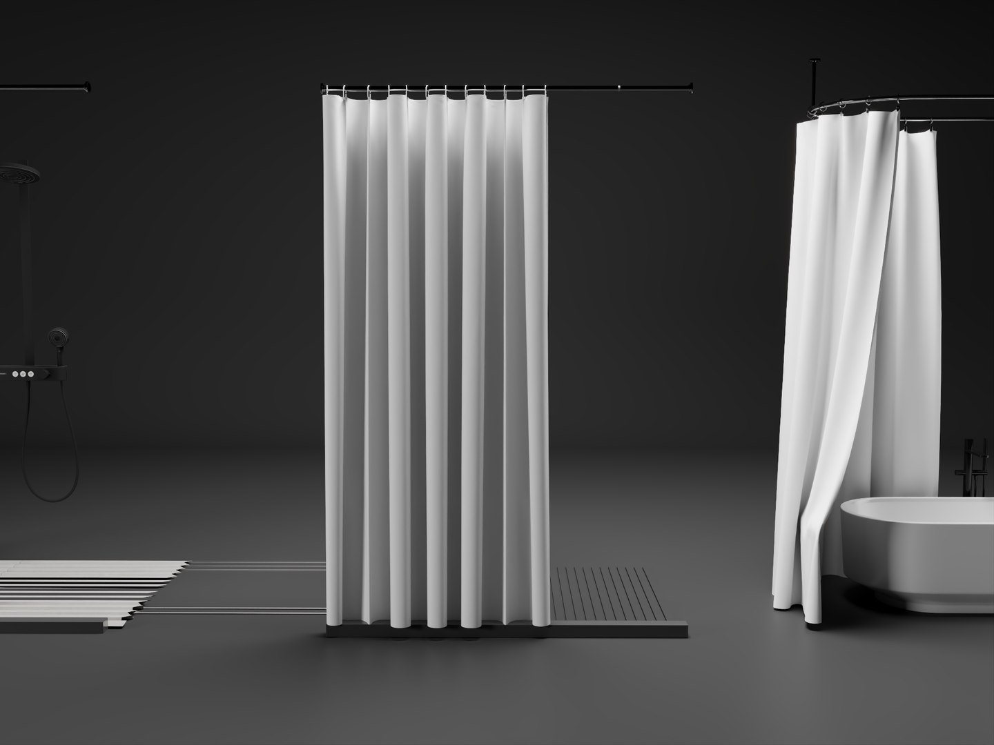 3D model Modern Shower Curtain Systems and Freestanding Bathtub Set https://p.turbosquid.com/ts-thumb/bC/LIQYrO/JY/shower7/png/1784390382/1920x1080/fit_q87/c0fac5de14f79b184aaf6932e703c0837466c323/shower7.jpg