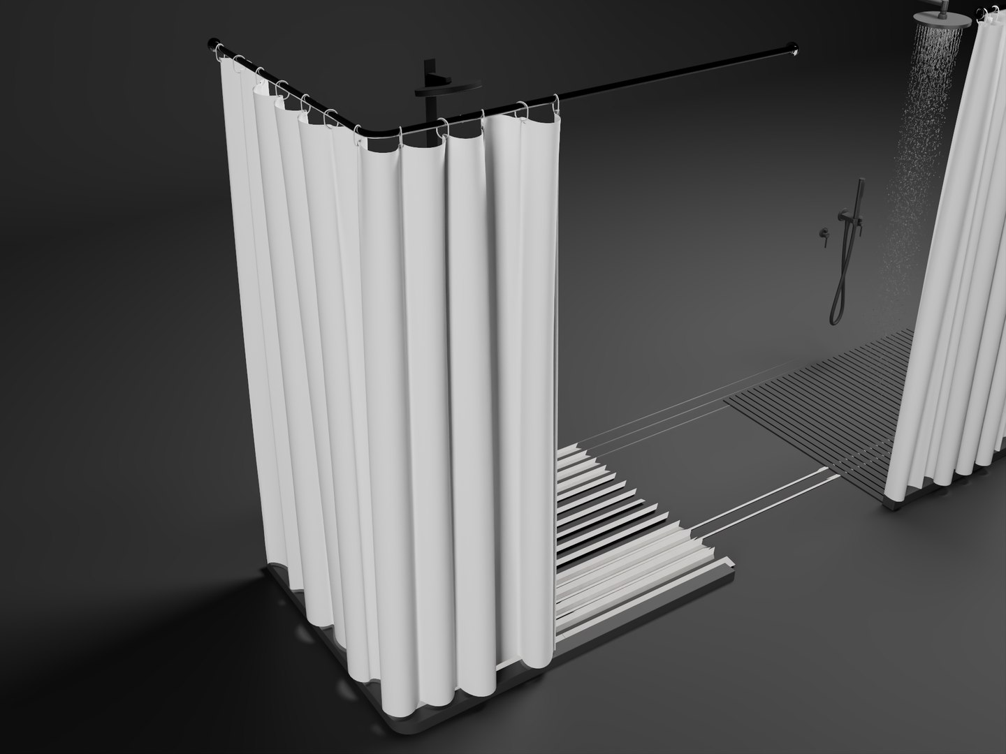 3D model Modern Shower Curtain Systems and Freestanding Bathtub Set https://p.turbosquid.com/ts-thumb/bC/LIQYrO/gS/shower10/png/1784390385/1920x1080/fit_q87/2bcd582316fb4c6f6afd17a1c1afc15c4d4570a3/shower10.jpg