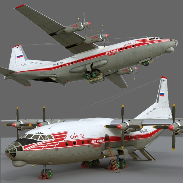 Antonov An-12B Conversion 3D - TurboSquid 1783008