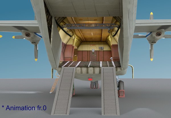 Antonov An-12B Conversion 3D - TurboSquid 1783008