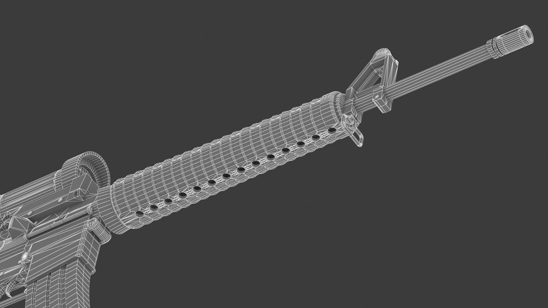 Colt Canada C7A1 Low Poly 3D model - TurboSquid 1793219