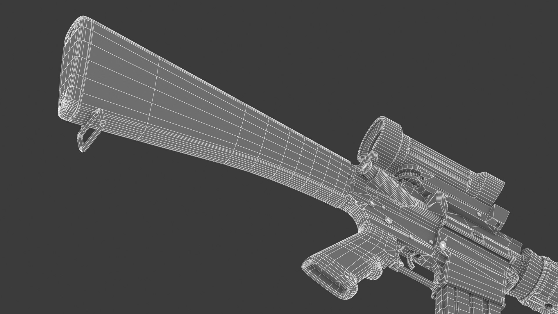 Colt Canada C7A1 Low Poly 3D model - TurboSquid 1793219