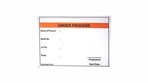 3D Under Process Sticker model