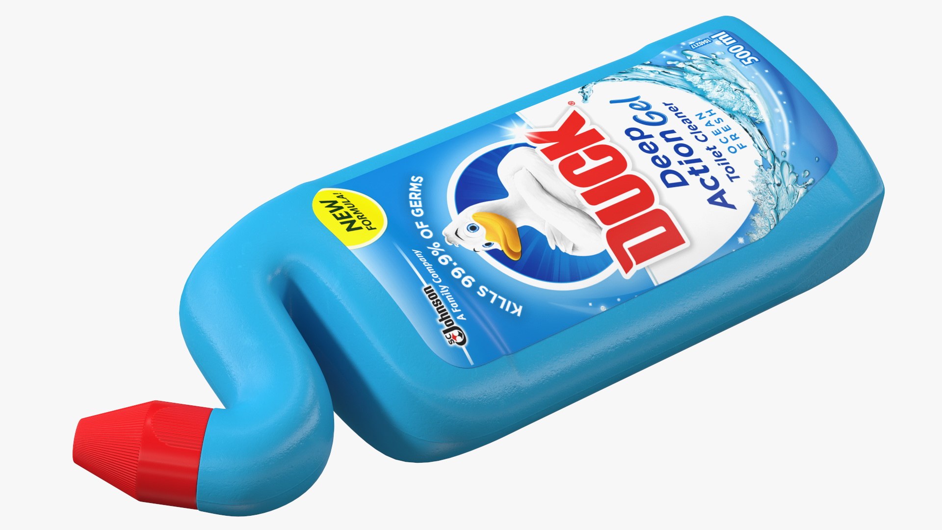 Toilet Duck Toilet Cleaner Gel Ocean Fresh 3D model preview
