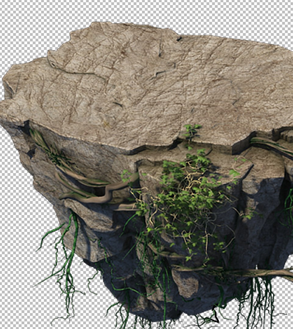 3D Cave Rock Mountain - TurboSquid 1271249