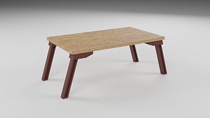 Laptop Table 3D model