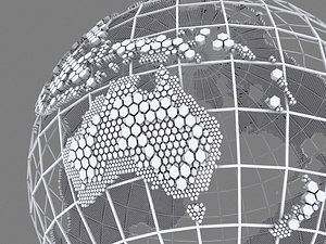 max wire globe hexagonal structure