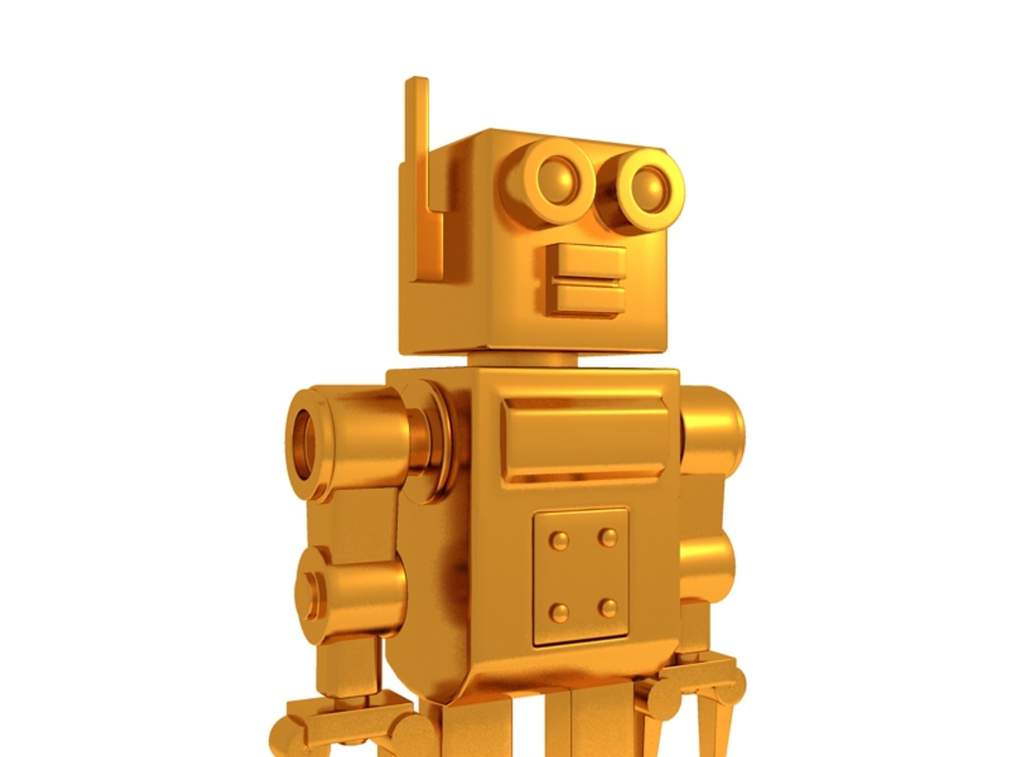 Retro robot 3D model - TurboSquid 1216082