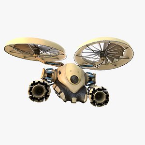 3D model drone dron