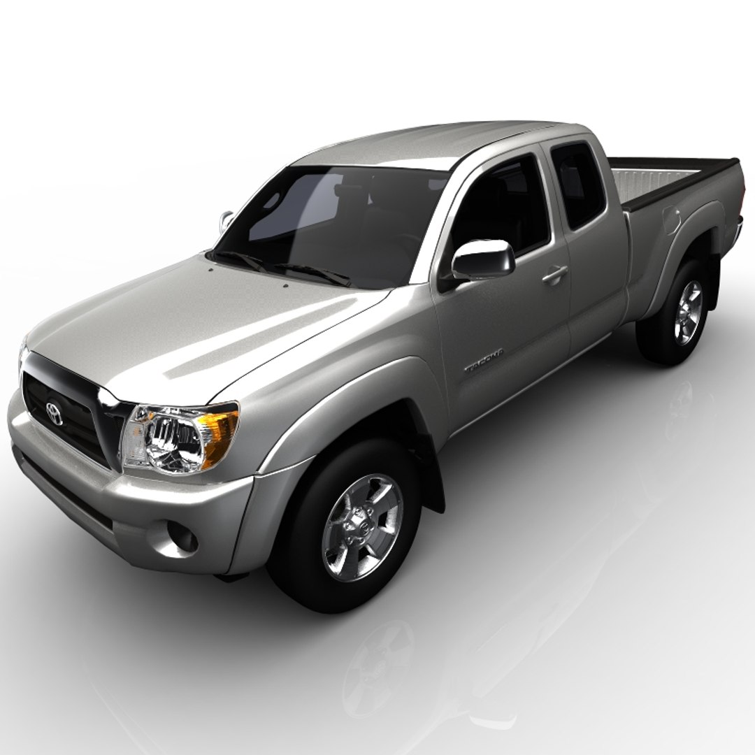 3d toyota tacoma accesscab model