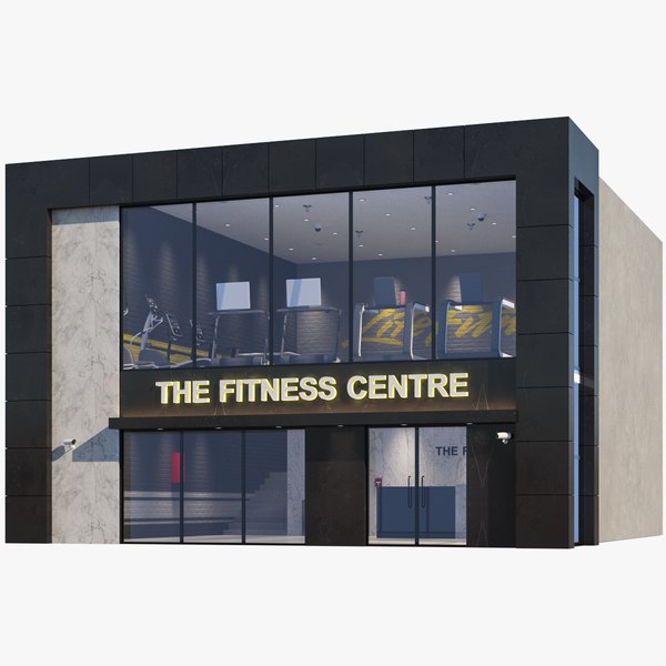 3D Interior And Exterior Gym Building