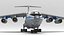 Ilyushin Il-76 Civil Transport Rigged 3D Model