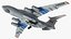 Ilyushin Il-76 Civil Transport Rigged 3D Model