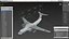 Ilyushin Il-76 Civil Transport Rigged 3D Model