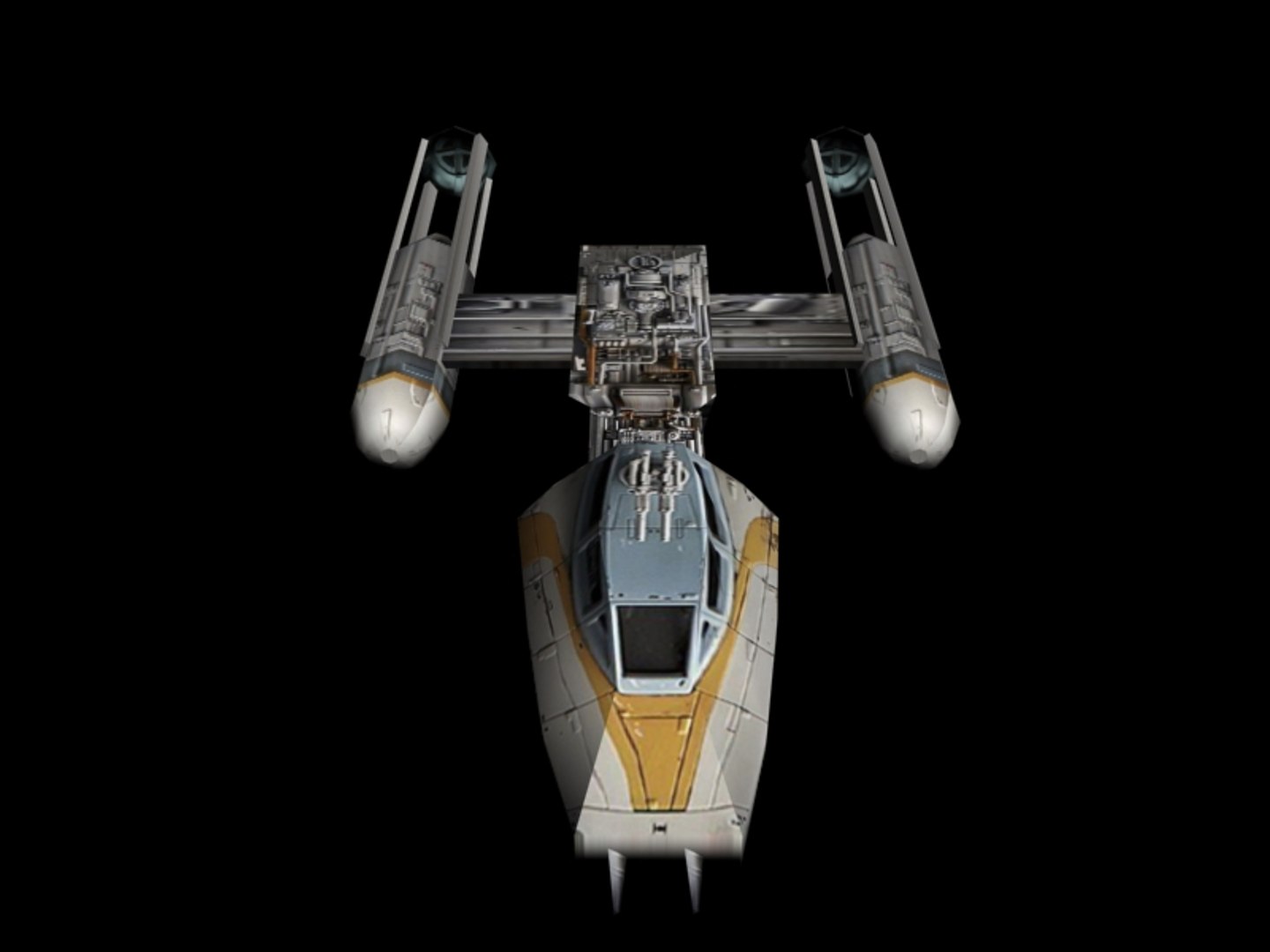 3d Y-wing Star Wars