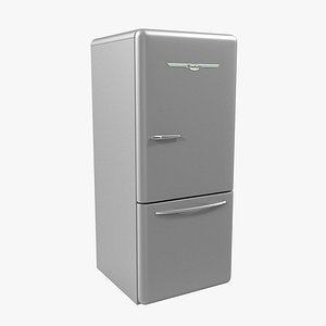 retro refrigerator elmira northstar 3d model