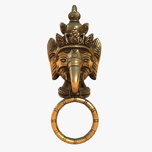 3D Ganesha Knocker