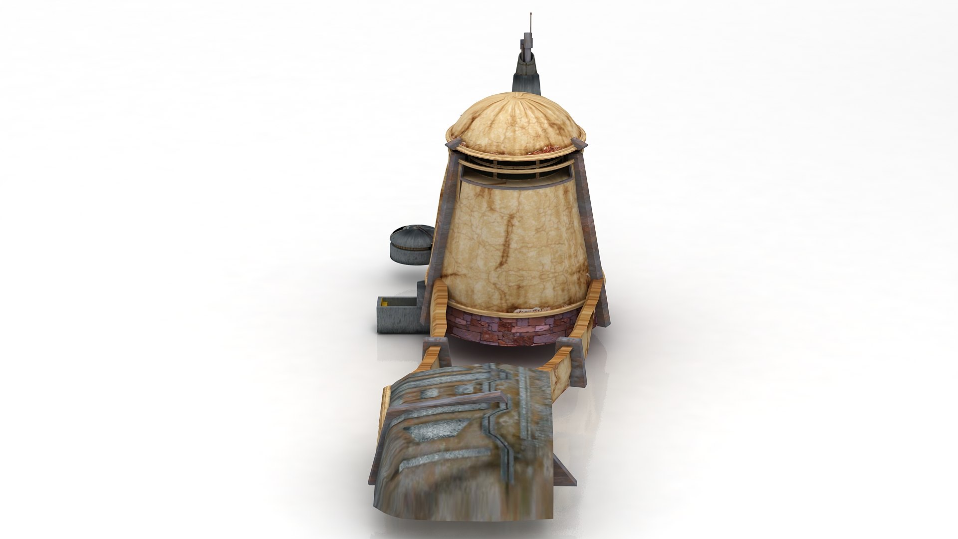 Star wars architecture tatooine 3D model - TurboSquid 1643672