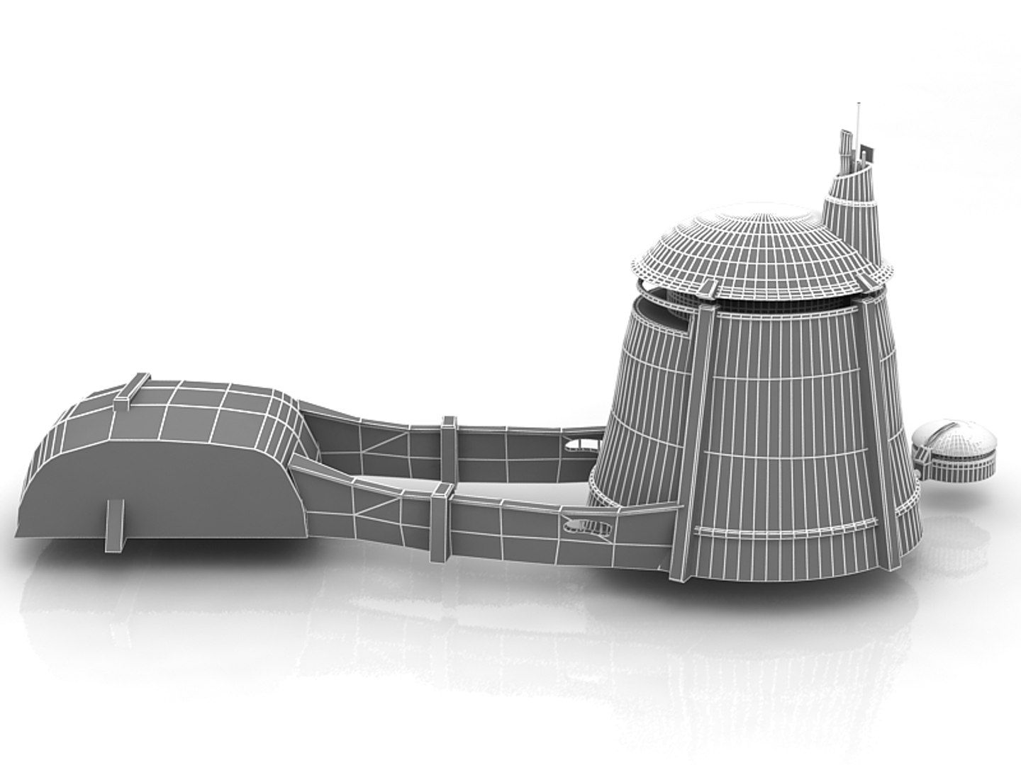 Star wars architecture tatooine 3D model - TurboSquid 1643672