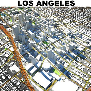 3D los angeles model